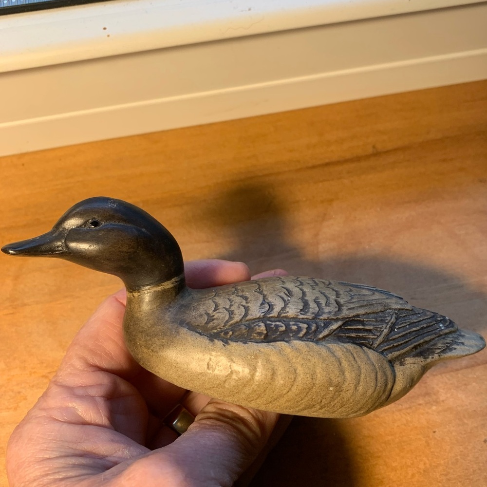 POOLE POTTERY STONEWARE| duck/water fowl, modelled by Barbara Linley-Adams.